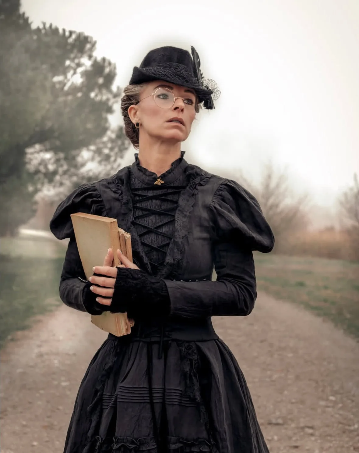 Victorian Linen Dress