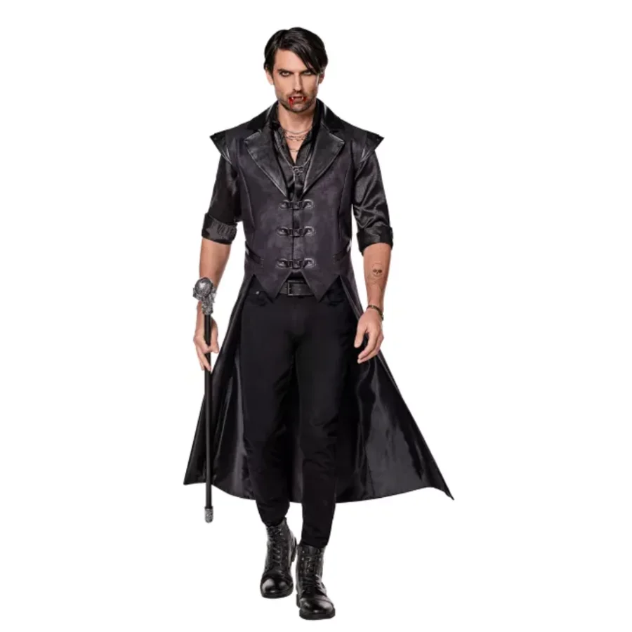 Black gothic vampire jacket