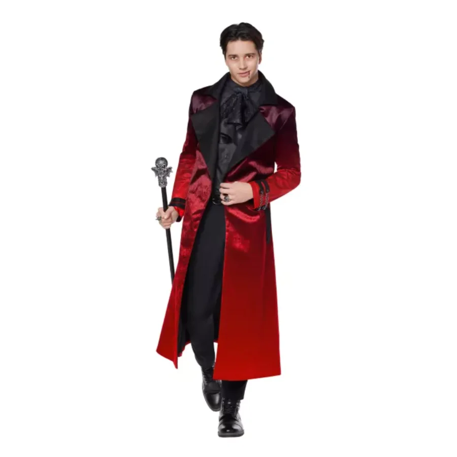 Burgundy vampire jacket