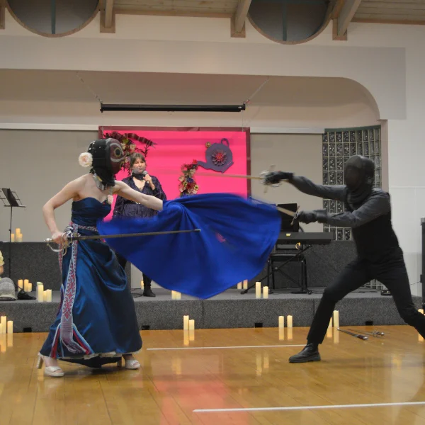 Académie Cavallo sword combat performance